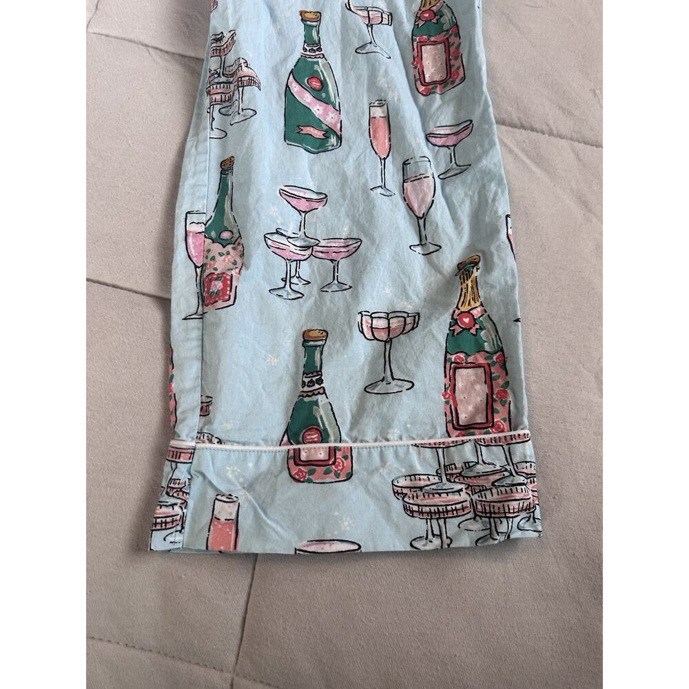 PRINTFRESH Pajama Pants 100% Cotton S Champagne Tower Summer Comfort Designer - Picture 6 of 12